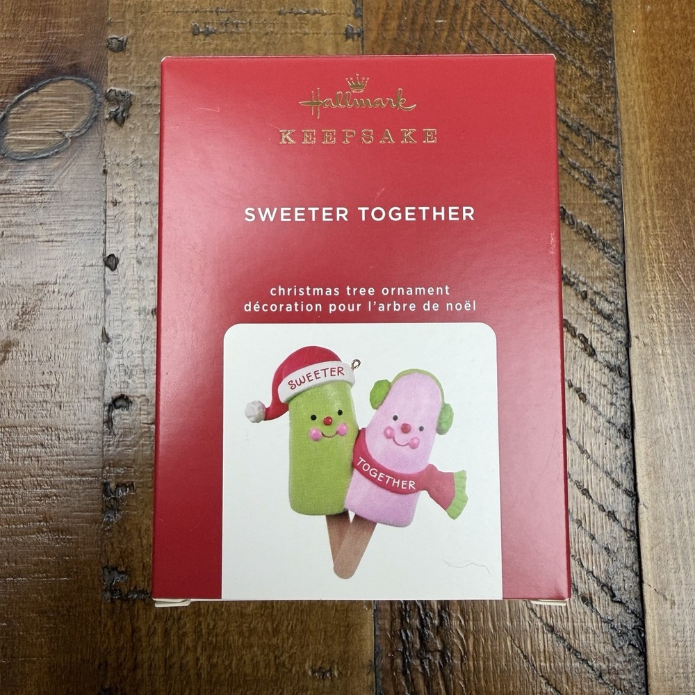 2020 Hallmark Keepsake Sweeter Together Popsicles Ornament - NEW